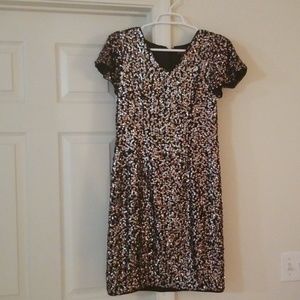 sequin sheath dress